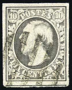 Yvert et Tellier LUXEMBOURG N°1 Individuel Oblitéré