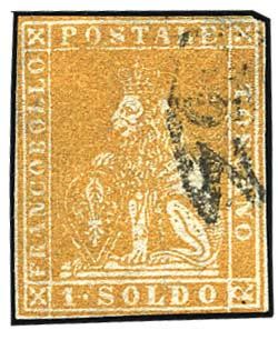 Yvert et Tellier ITALIE TOSCANE N°11 Individuel Oblitéré