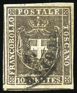 Yvert et Tellier ITALIE TOSCANE N°19 Individuel Oblitéré