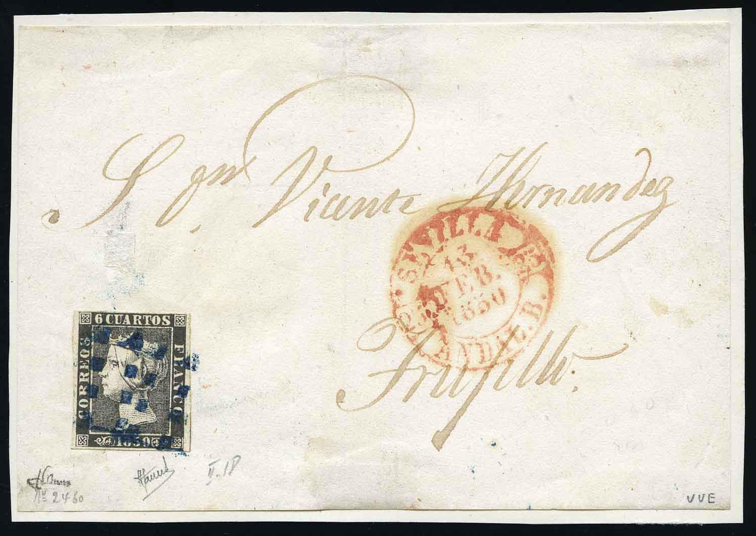 Yvert et Tellier ESPAGNE N°1 Individuel Oblitéré