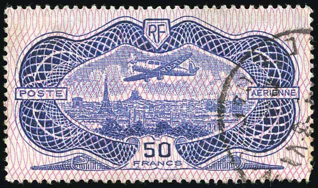 Yvert et Tellier Poste aérienne N°15 Individuel Oblitéré