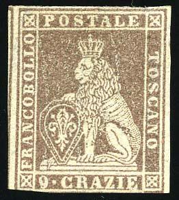 Yvert et Tellier ITALIE TOSCANE N°16 Individuel Neuf sans gomme