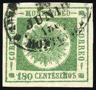 Yvert et Tellier URUGUAY N°17 Individuel Oblitéré