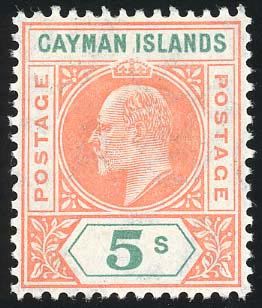 Stanley Gibbons CAYMAN ISLANDS N°8 / 16 Individuel Neuf avec gomme