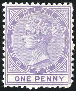 Stanley Gibbons DOMINICA N°1 Individuel Neuf avec gomme