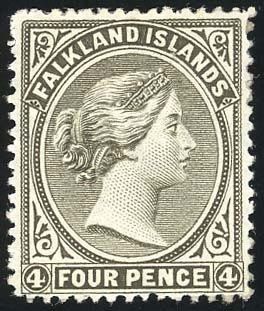 Stanley Gibbons FALKLAND ISLANDS N°10x Individuel Neuf avec gomme