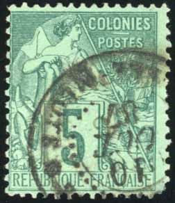 Yvert et Tellier MARTINIQUE N°0 Individuel Oblitéré