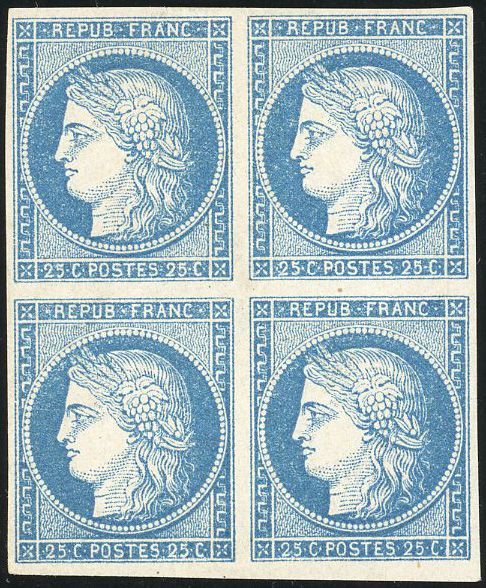 Yvert et Tellier COLONIES GENERALES N°23 Bloc de 4 Neuf avec gomme