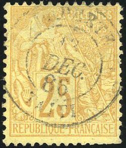 Yvert et Tellier TAHITI N°0 Individuel Oblitéré