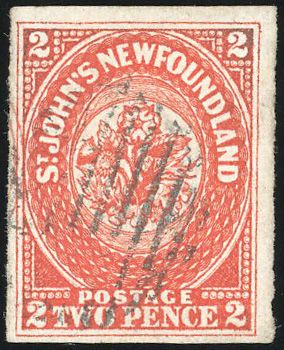 Stanley Gibbons CANADA - NEW FOUNDLAND N°2 Individuel Oblitéré