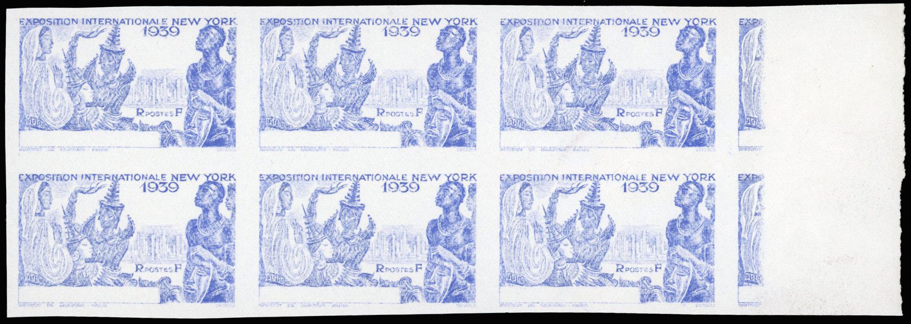 Yvert et Tellier NOUVELLE CALEDONIE N°174a Multiple Neuf sans gomme