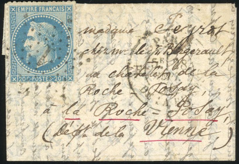 Yvert et Tellier Ballons Montés 1870 N°29 Individuel Oblitéré