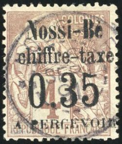 Yvert et Tellier NOSSI BE N°4 + 6 Individuel Oblitéré