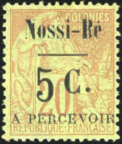 Yvert et Tellier NOSSI BE N°11 + 12 + 13 Individuel Neuf avec gomme