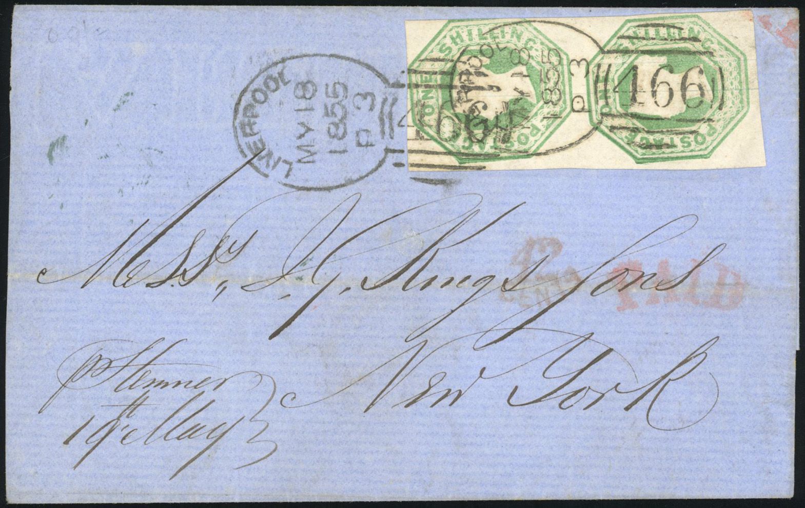 Stanley Gibbons GREAT BRITAIN N°54 Paire Oblitéré