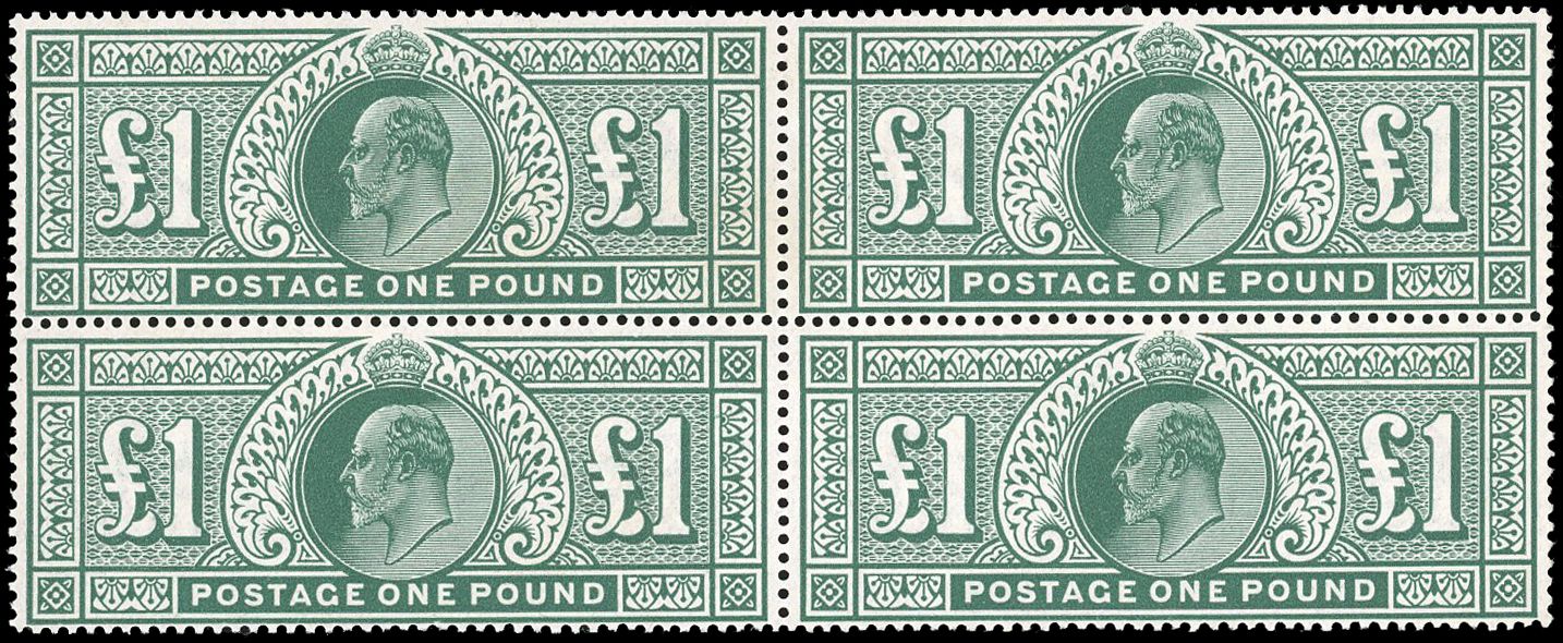 Stanley Gibbons GREAT BRITAIN N°266 Bloc de 4 Neuf avec gomme