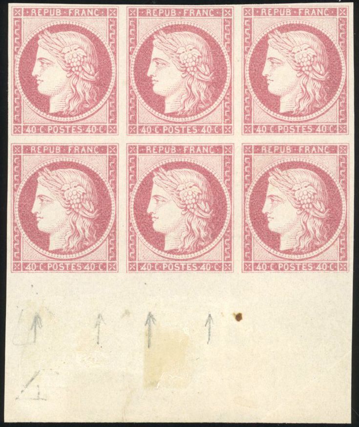 Yvert et Tellier Siège de Paris 1870 1871 N°38 Multiple Neuf sans gomme
