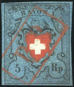 Zumstein SUISSE N°15/ II Individuel Oblitéré