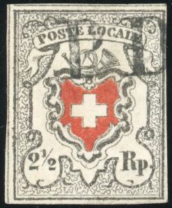 Zumstein SUISSE N°14 I Individuel Oblitéré