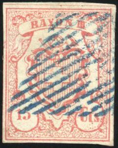 Zumstein SUISSE N°19 Individuel Oblitéré