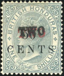 Stanley Gibbons BRITISH HONDURAS N°35c Individuel Neuf avec gomme