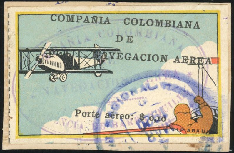 Yvert et Tellier COLOMBIE N°4 Individuel Oblitéré