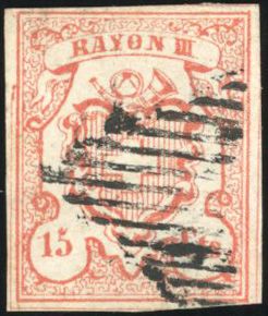 Zumstein SUISSE N°19 Individuel Oblitéré
