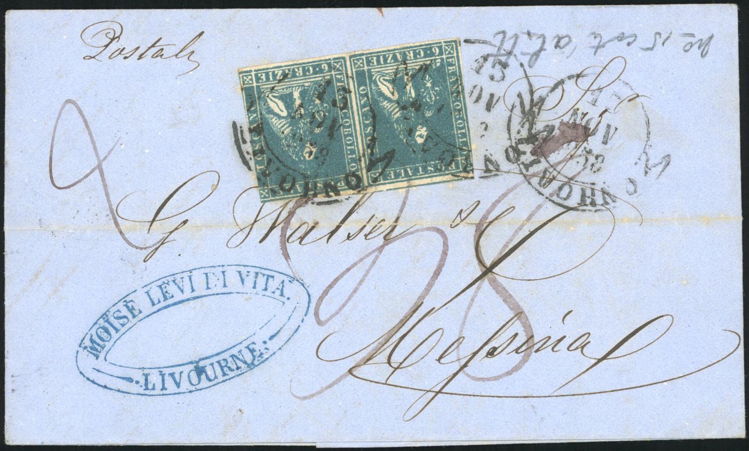 Yvert et Tellier ITALIE TOSCANE N°15 Individuel Oblitéré