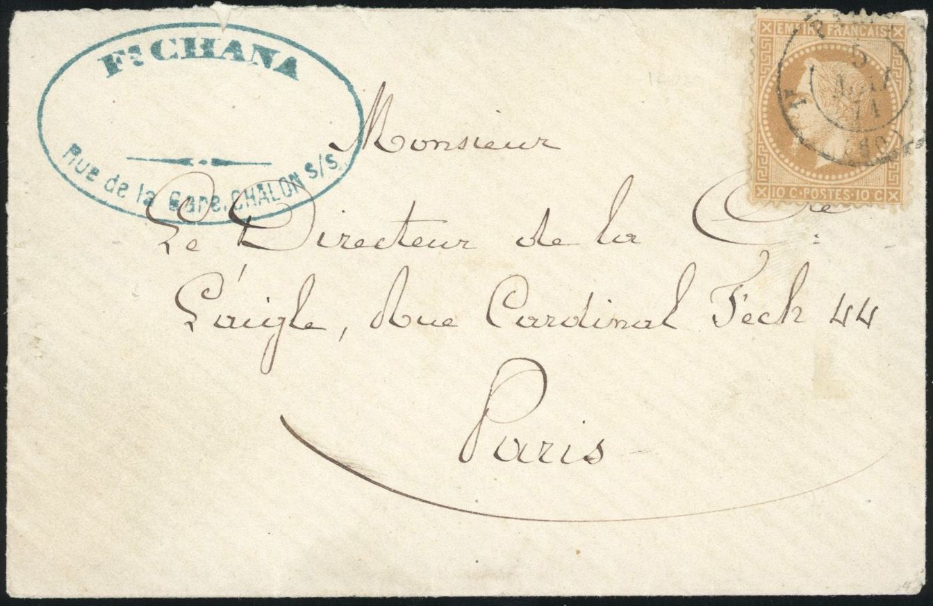 Yvert et Tellier Commune de Paris N°28 Individuel Oblitéré