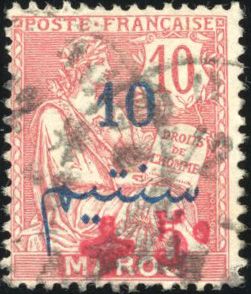 Yvert et Tellier MAROC BUREAUX Français N°56 Individuel Oblitéré