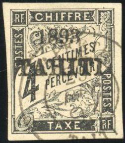 Yvert et Tellier TAHITI N°15 / 17 Individuel Oblitéré