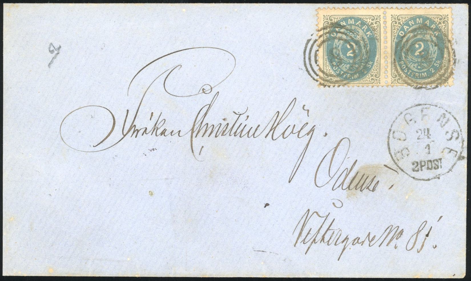 Yvert et Tellier DANEMARK N°0 Individuel Oblitéré
