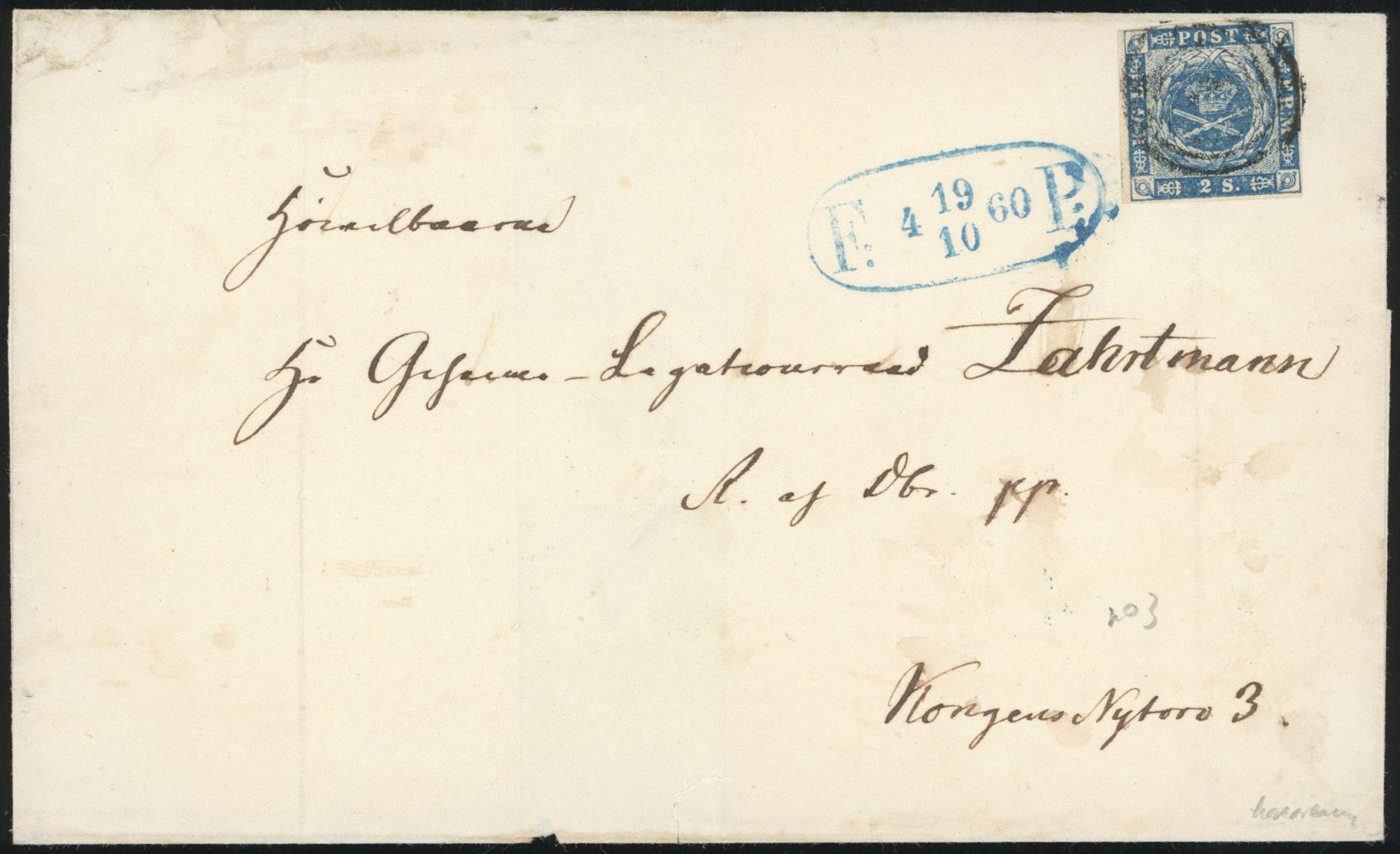 Yvert et Tellier DANEMARK N°2+ 3 + 8 Individuel Oblitéré