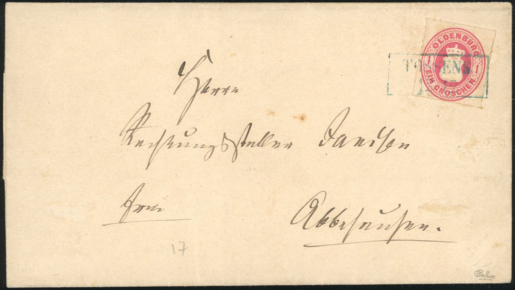 Yvert et Tellier ALLEMAGNE OLDENBOURG N°2- 4 - 6 -17 - 18 Individuel Oblitéré
