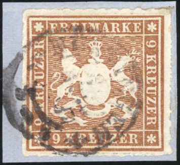 Yvert et Tellier ALLEMAGNE WURTEMBERG N°0 Individuel Oblitéré