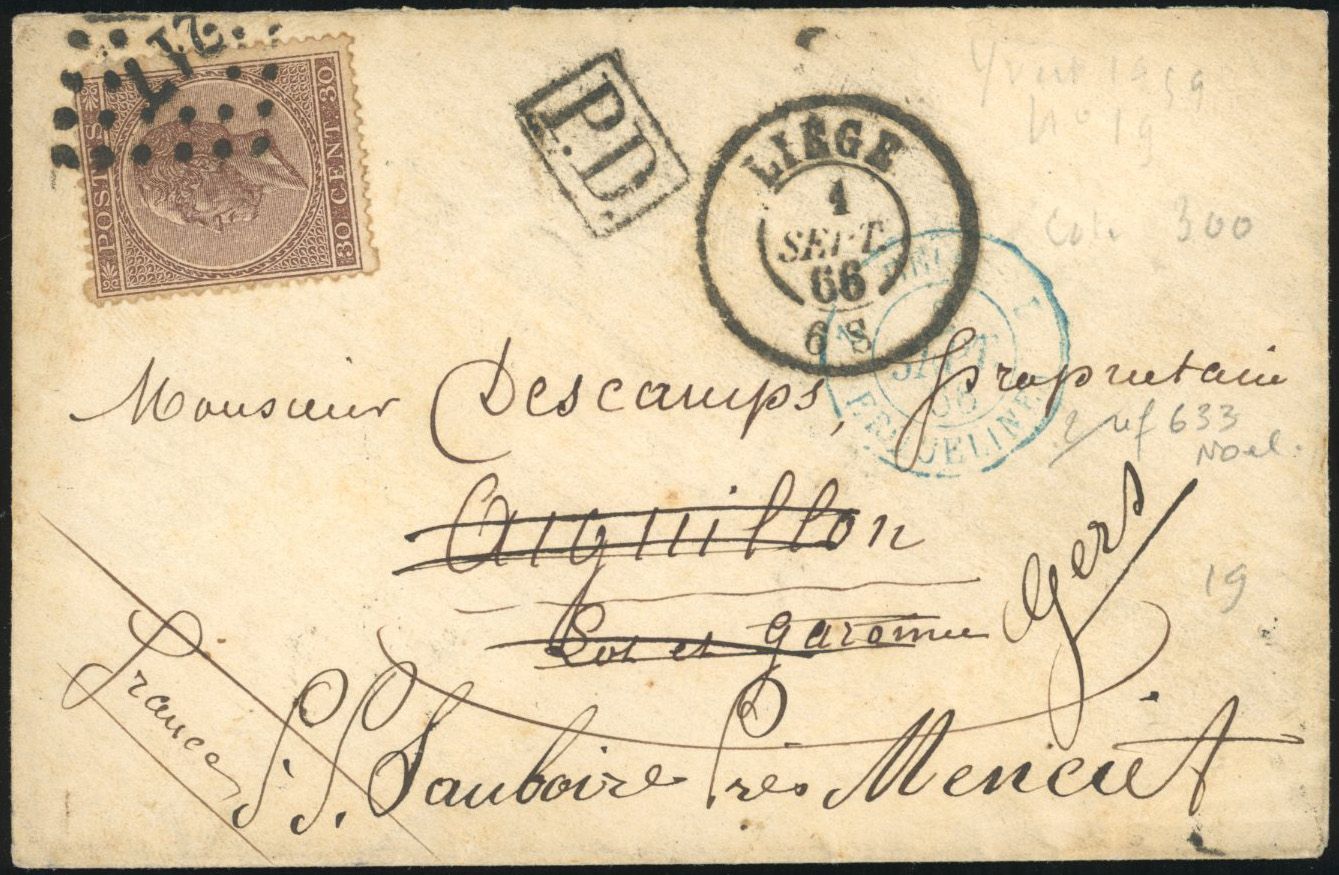 Yvert et Tellier BELGIQUE N°0 Individuel Oblitéré