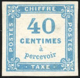 Yvert et Tellier Timbres-Taxe N°7 Individuel Neuf avec gomme