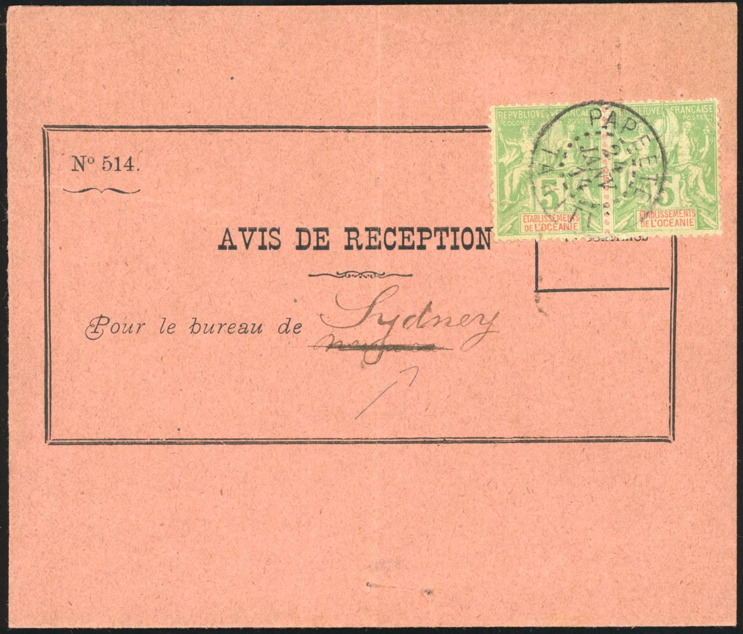 Yvert et Tellier OCEANIE N°14 Paire Oblitéré