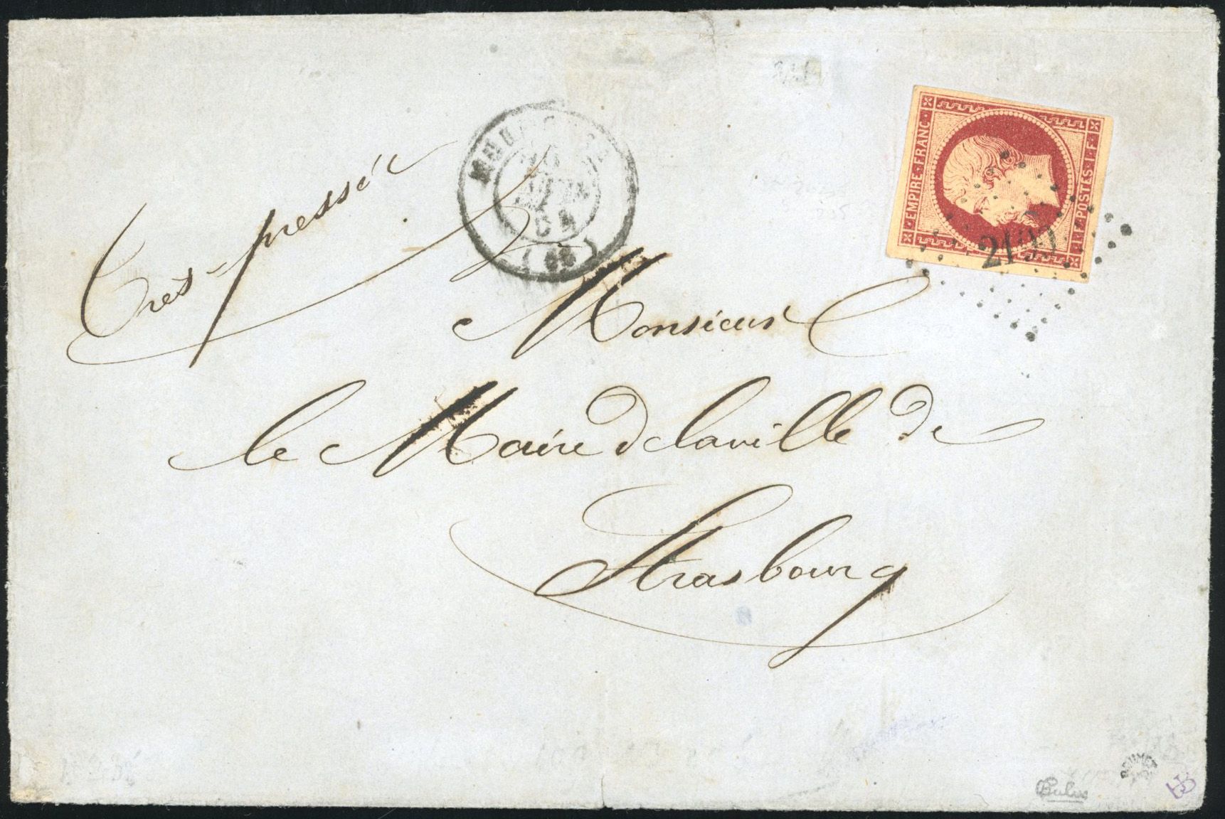 Yvert et Tellier Empire non dentelé 1853 1860 N°18 Individuel Oblitéré