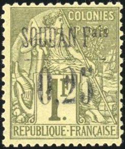 Yvert et Tellier SOUDAN N°2 Individuel Neuf avec gomme