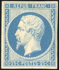 Yvert et Tellier Présidence 1852 N°10c Individuel Neuf avec gomme