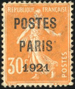 Yvert et Tellier Préoblitérés N°29 Individuel Neuf avec gomme