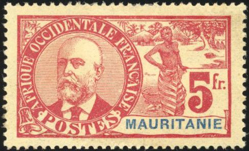 Yvert et Tellier MAURITANIE N°1/16 Individuel Neuf avec gomme
