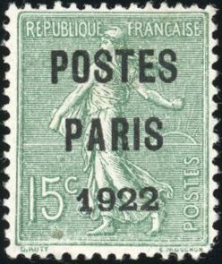 Yvert et Tellier Préoblitérés N°24 + 30 + 31 Individuel Neuf sans gomme