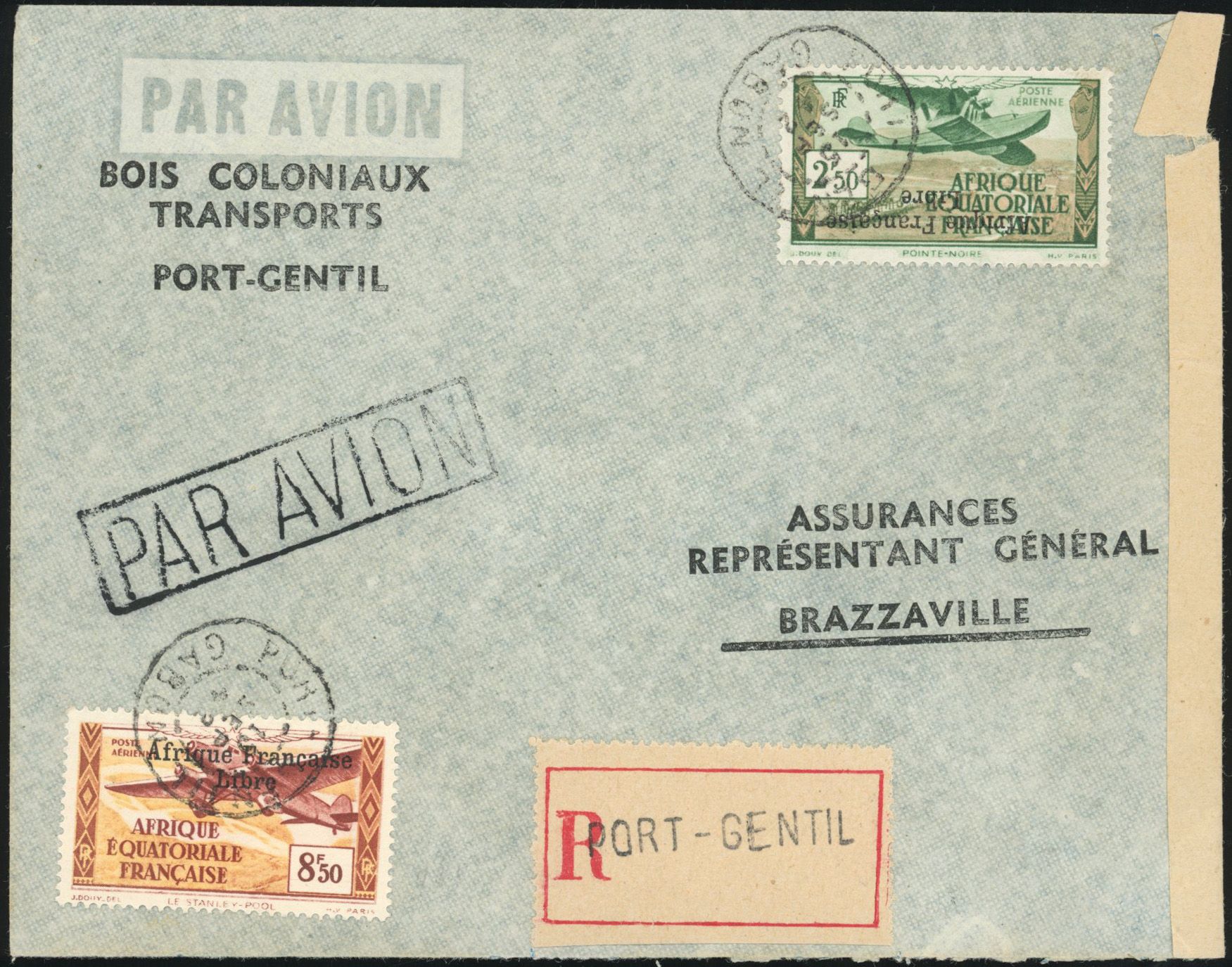 Yvert et Tellier AFRIQUE EQUATORIALE N°15a + 19 Individuel Oblitéré
