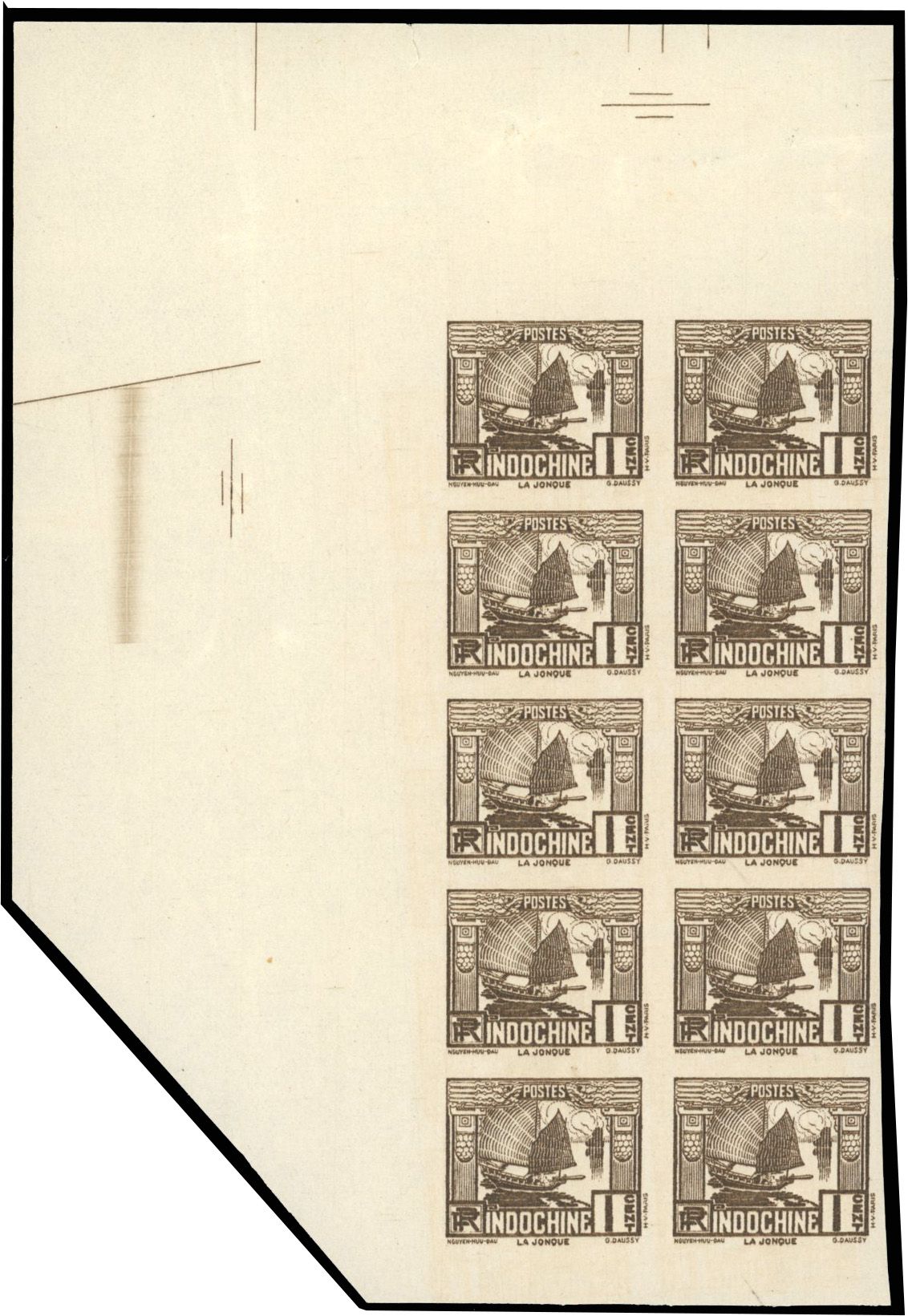 Yvert et Tellier INDOCHINE N°155a Multiple Neuf avec gomme intacte