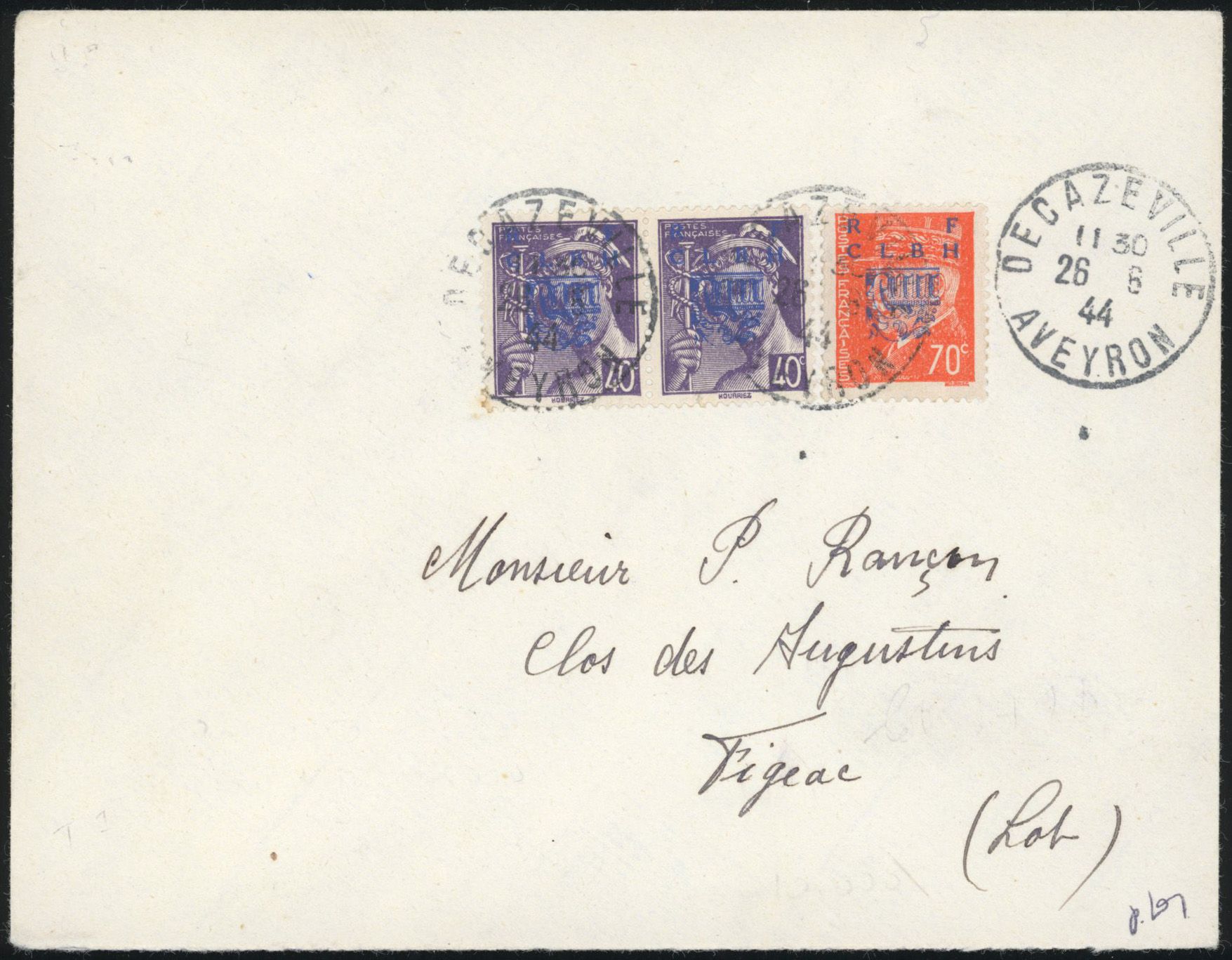Yvert et Tellier Libération N°3 + 11M x 2 Individuel Oblitéré