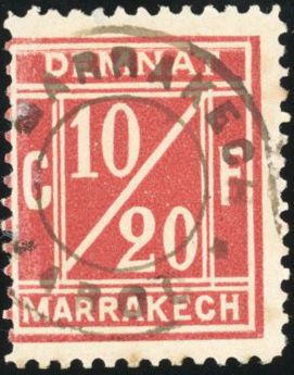 Yvert et Tellier MAROC POSTE LOCALES N°1 Individuel Oblitéré