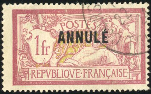 Yvert et Tellier Cours d'instruction N°121-CI1 Individuel Oblitéré