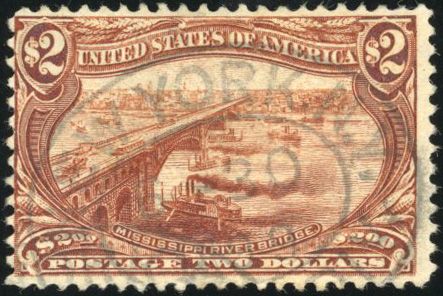 Yvert et Tellier ETATS UNIS D'AMERIQUE N°129 / 137 Individuel Oblitéré